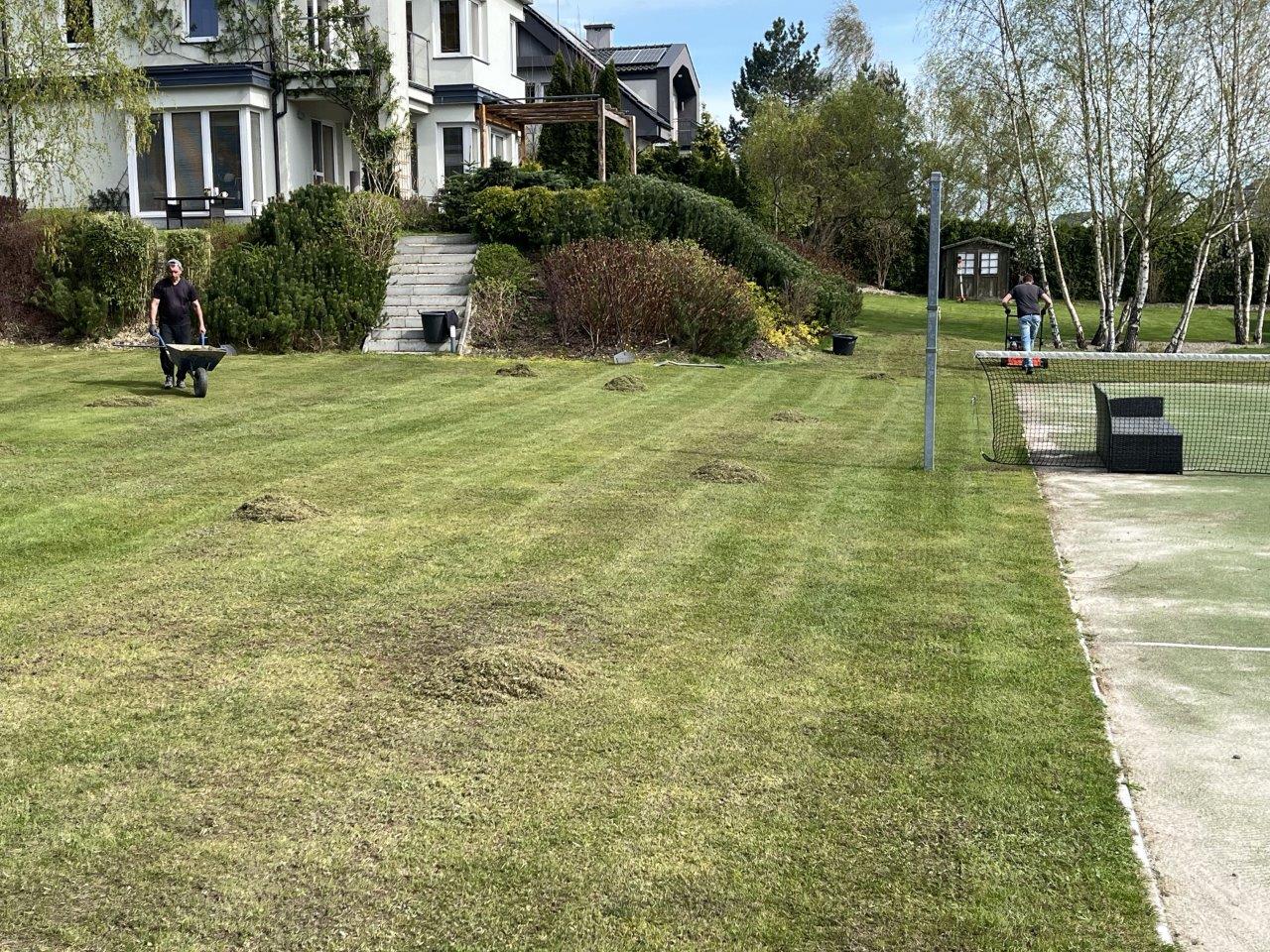 Wertykulacja trawnika ROMBUD